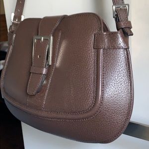 Brown Leather shoulder bag Cristian